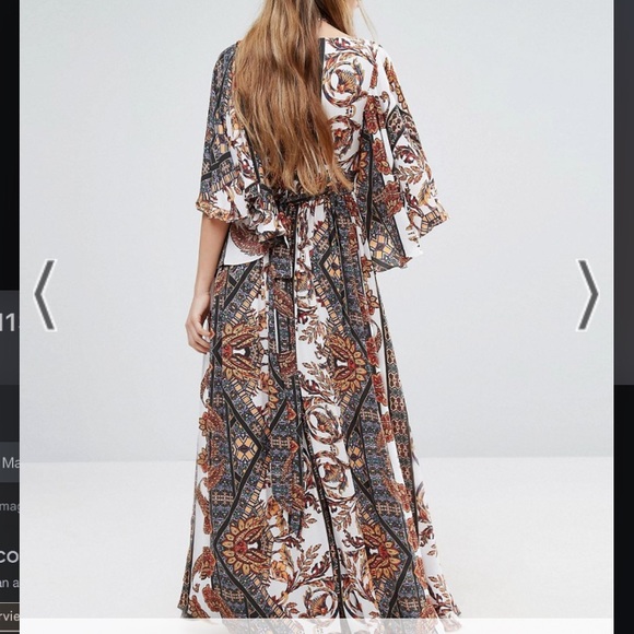 Free People Fern Cream Bohemian Maxi - Picture 3 of 6